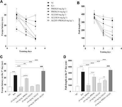 A Potential Mechanism Underlying the Therapeutic Effects of Progesterone and Allopregnanolone on Ketamine-Induced Cognitive Deficits